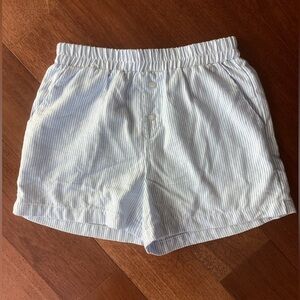 SALE - Blue Striped Women's Shorts, size Small